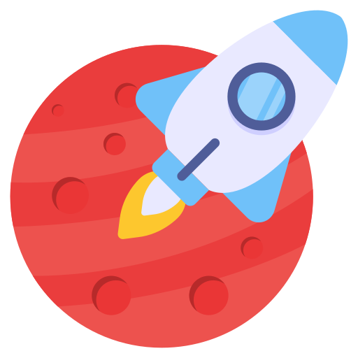 Space travel Generic color fill icon