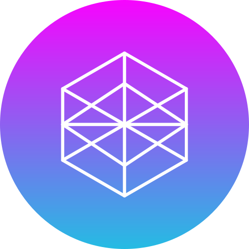 Geometrical Generic gradient fill icon