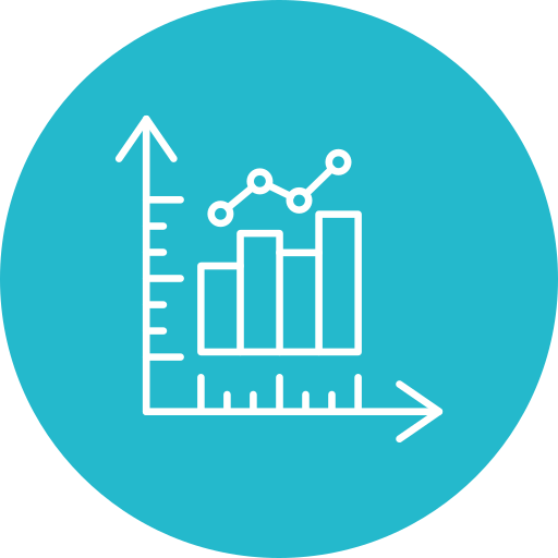 Graph bar Generic color fill icon