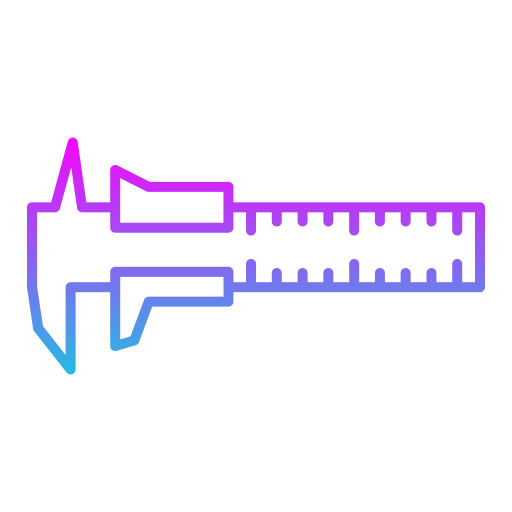 Vernier caliper Generic gradient outline icon