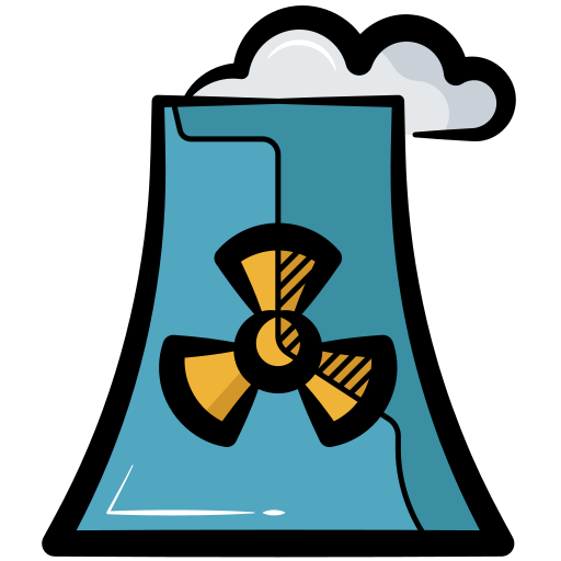 Nuclear Power Generic color lineal-color icon