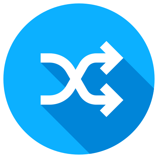 Shuffle free icon