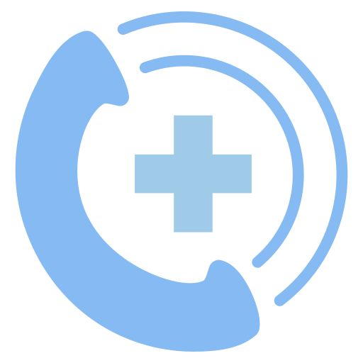 llamada de emergencia icono gratis