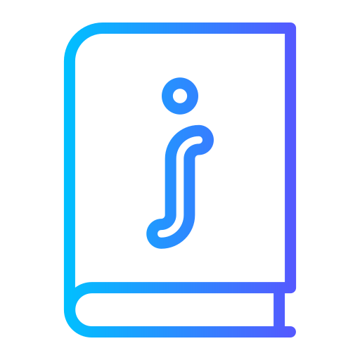 Guidebook Generic gradient outline icon