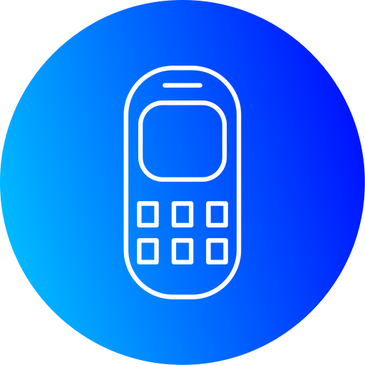 Old phone - free icon