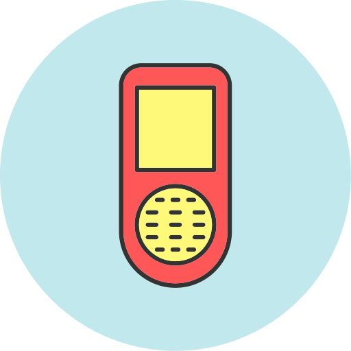 telefono viejo icono gratis