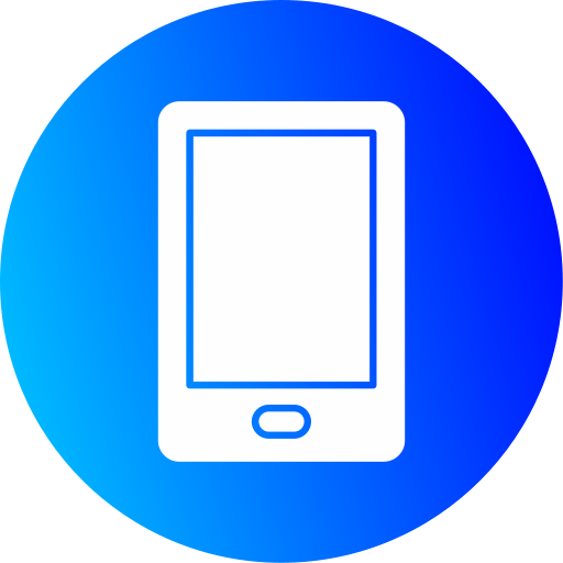 Tablet Generic gradient fill icon