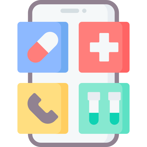 aplicación médica icono gratis