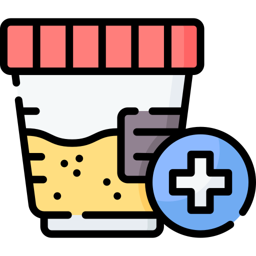 Urine test Special Lineal color icon