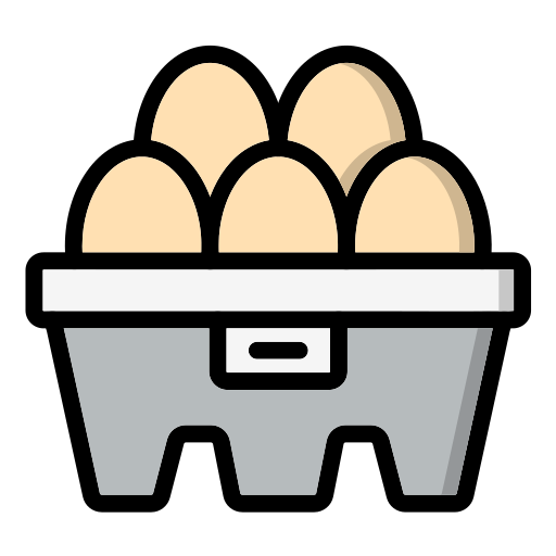 carton de huevos icono gratis