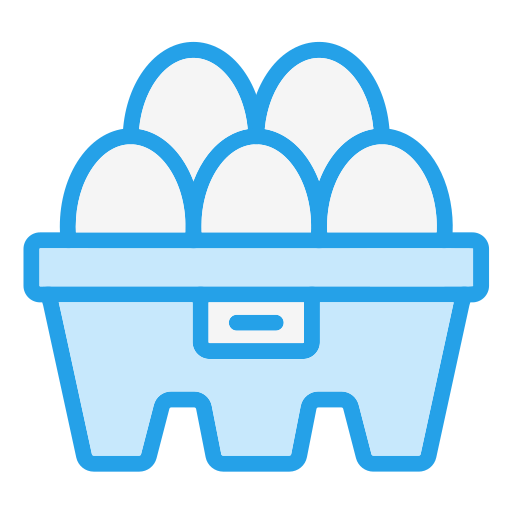 carton de huevos icono gratis