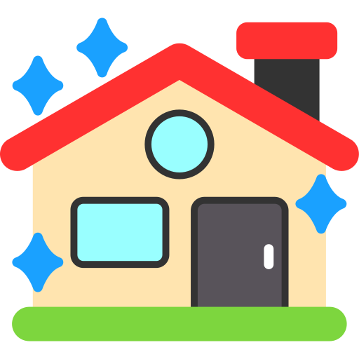 casa limpia icono gratis