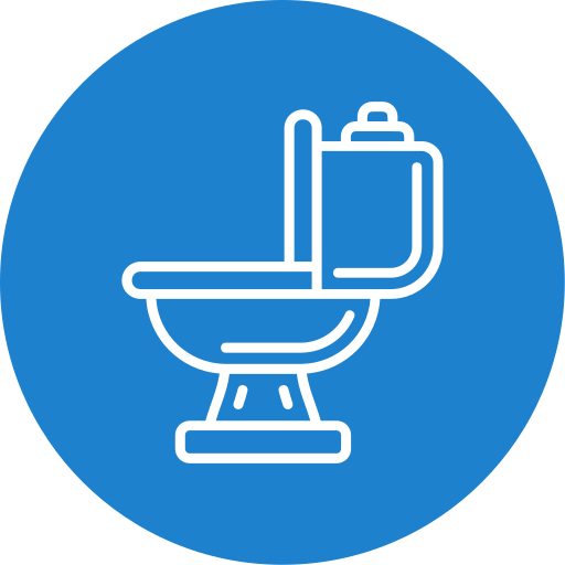 Toilet Generic color fill icon