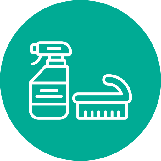 Cleaning tool Generic color fill icon