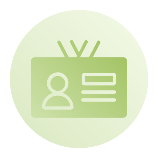 tarjeta de identificación icono gratis