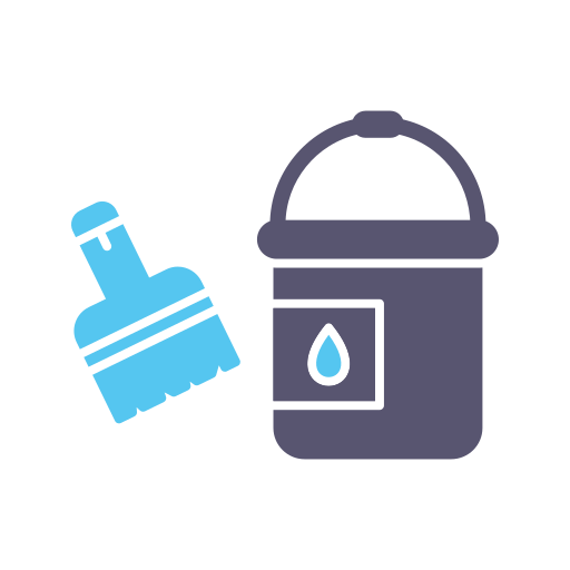 cepillo de pintura icono gratis