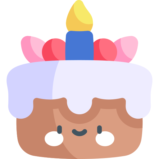 pastel de cumpleaños icono gratis