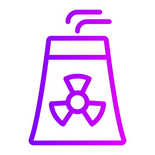 Nuclear Plant Generic gradient outline icon