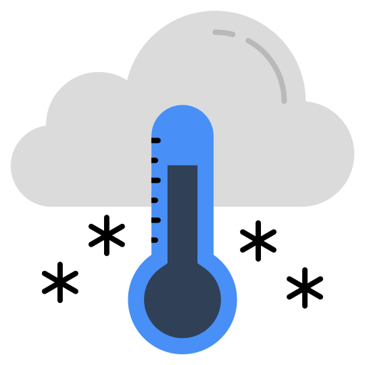 caída de nieve icono gratis