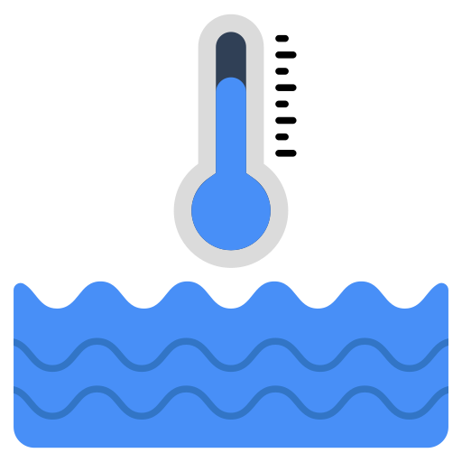 temperatura de agua icono gratis