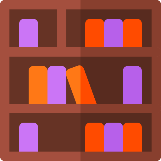 Книжная полка бесплатно иконка