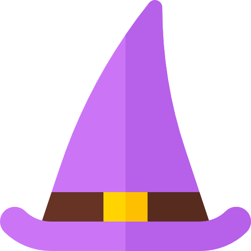 sombrero de bruja icono gratis