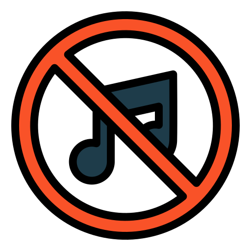 pas de musique Icône gratuit pas de musique Icône gratuit