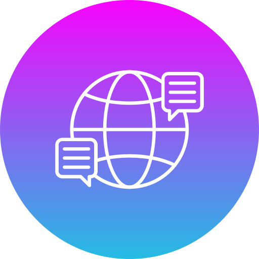 comunicacion global icono gratis