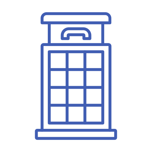 Telephone booth free icon Telephone booth free icon