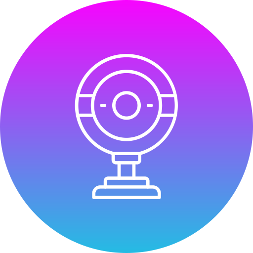 Webcam Generic gradient fill icon