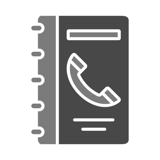 연락처 책 무료 아이콘