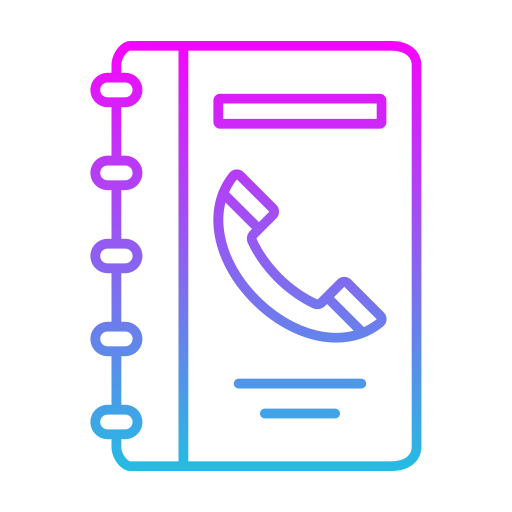 libro de contactos icono gratis