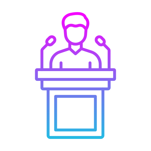 conferência de imprensa grátis ícone conferência de imprensa grátis ícone