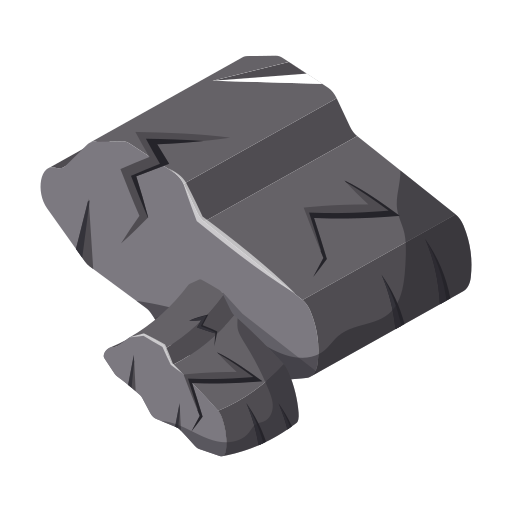 Rock Generic Color Fill Icon