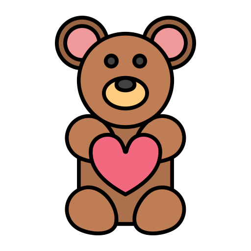 Teddy bear Generic color lineal-color icon