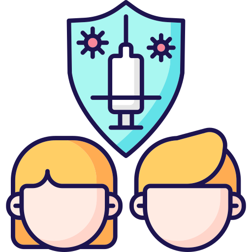 Vaccine free icon Vaccine free icon