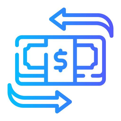 Cash flow Generic gradient outline icon