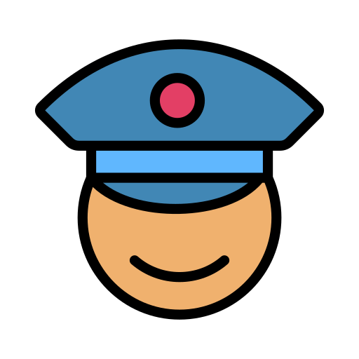 policía icono gratis