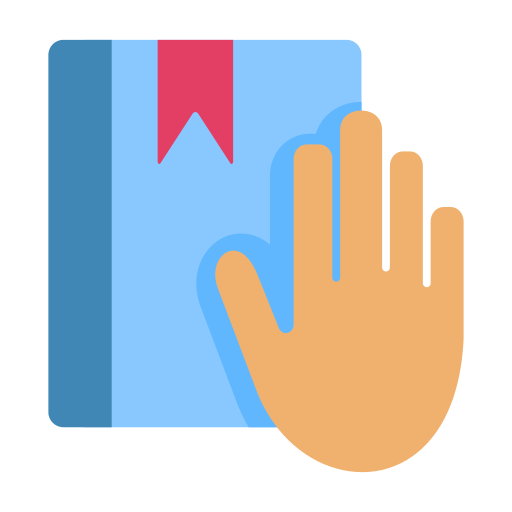 juramento icono gratis