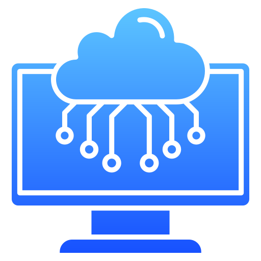 computación en la nube icono gratis