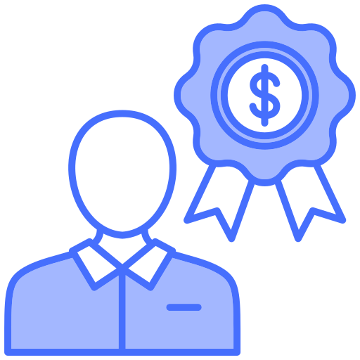 mejor empleado icono gratis