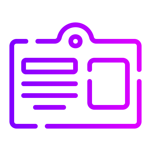 идентификационая карта бесплатно иконка