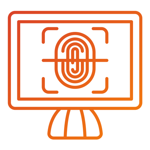 Biometrics Generic gradient outline icon