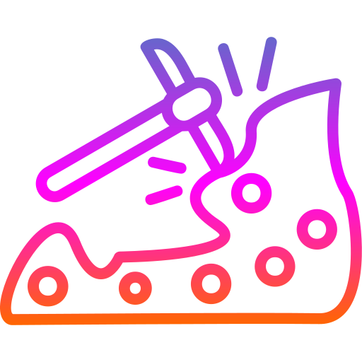 Mining free icon