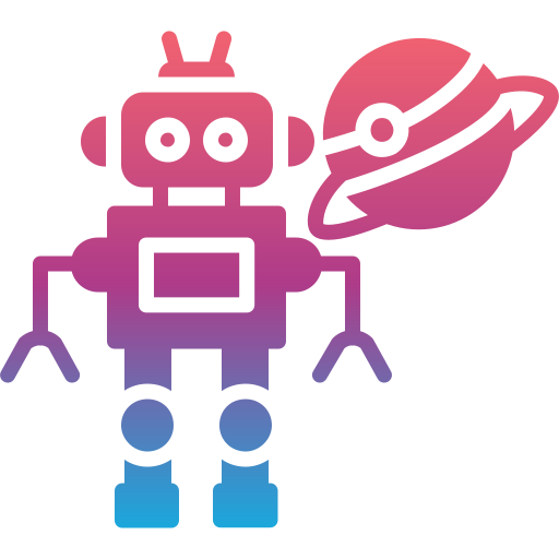 robot espacial icono gratis