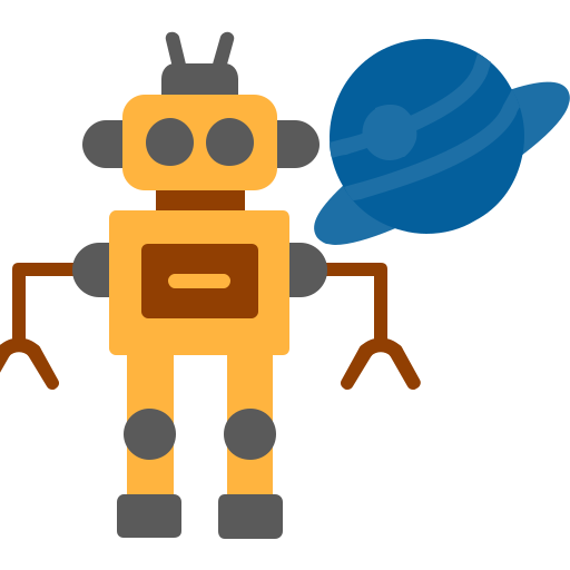 robot espacial icono gratis