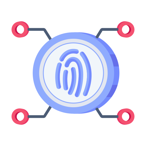 huella dactilar icono gratis