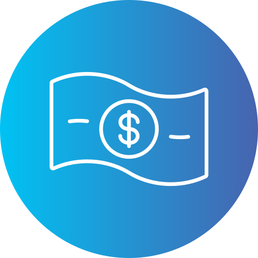 Dollar Generic gradient fill icon