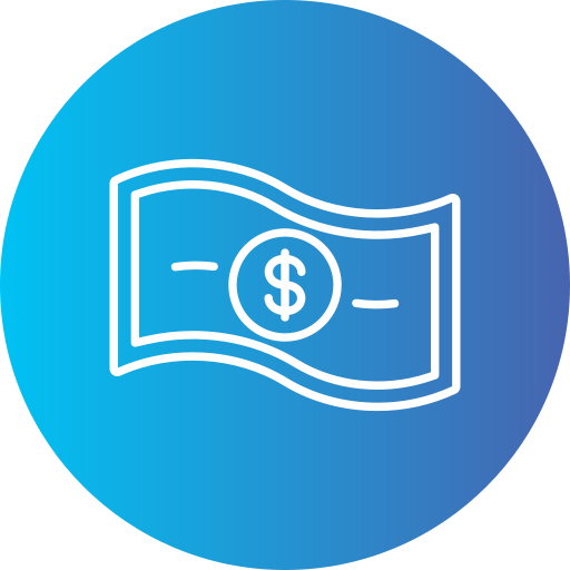 Dollar Generic gradient fill icon