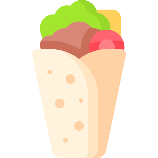 Shawarma Special Flat icon